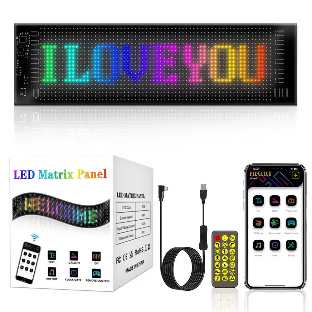 GlowNote LED Flexible Display 